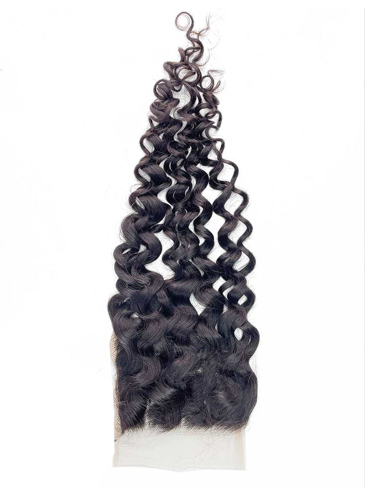 Cambodian Hair Water Wave Lace Closure