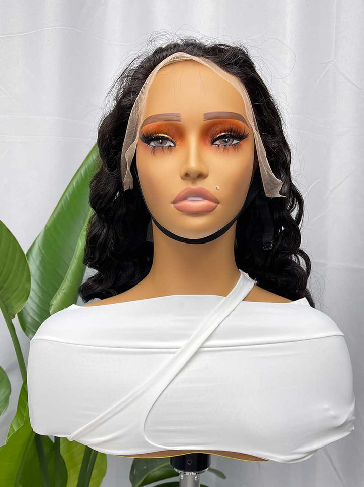 Cambodian Hair Loose Deep Wave  HD 13x4 13x6 Frontal  Wig