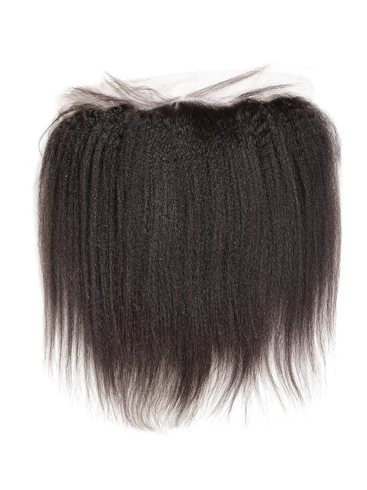 Cambodian Hair kinky Straight Lace Frontal