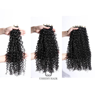 Cambodian Hair  Curly Wave Tape-In Extension