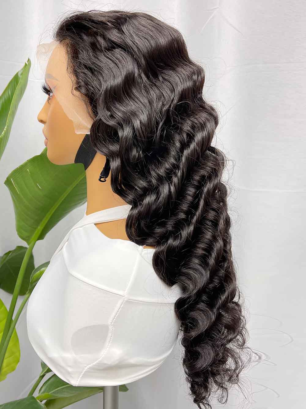 Cambodian Hair Loose Deep Wave  HD 13x4 13x6 Frontal  Wig