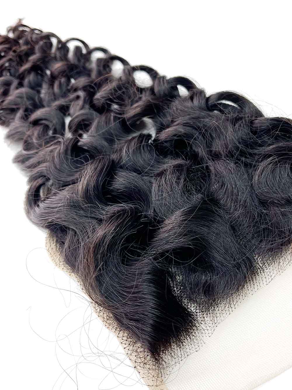 Cambodian Hair Water Wave Lace Closure