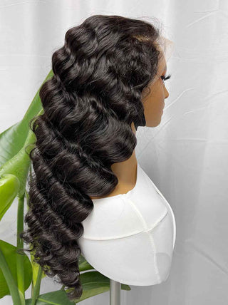 Cambodian Hair Loose Deep Wave  HD 13x4 13x6 Frontal  Wig