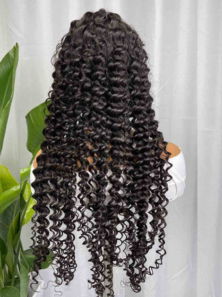 Cambodian Hair Deep  Wave  HD 5x5 6x6 Closure Wig