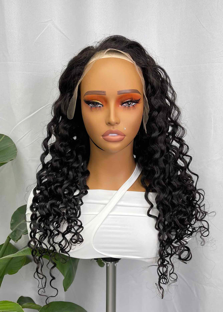 Cambodian Hair Water Wave  HD 13x4 13x6 Frontal  Wig