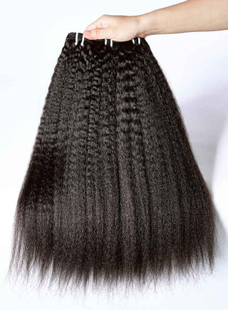 Cambodian Hair Kinky Straight Hair Bundles