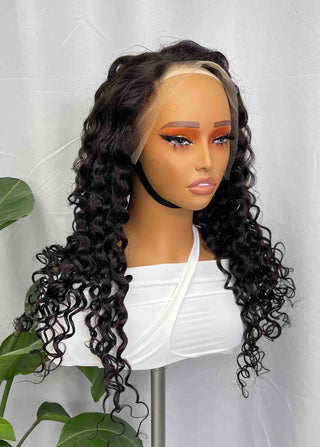 Cambodian Hair Water Wave  HD 13x4 13x6 Frontal  Wig