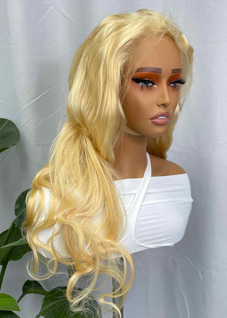 Vietnamese Hair BODY WAVE HD Wig 613# 200 Density