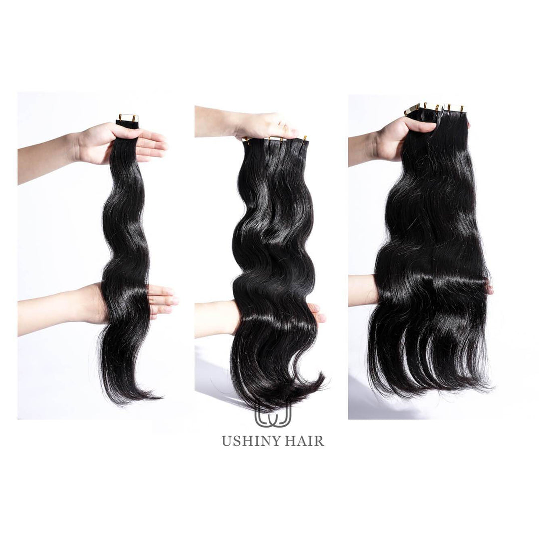 Cambodian  Hair Body Wave Tape-In Extension