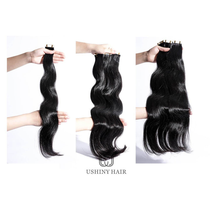 Cambodian  Hair Body Wave Tape-In Extension