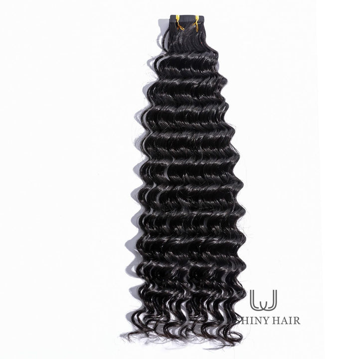 Cambodian  Hair Deep Wave Tape-In Extension