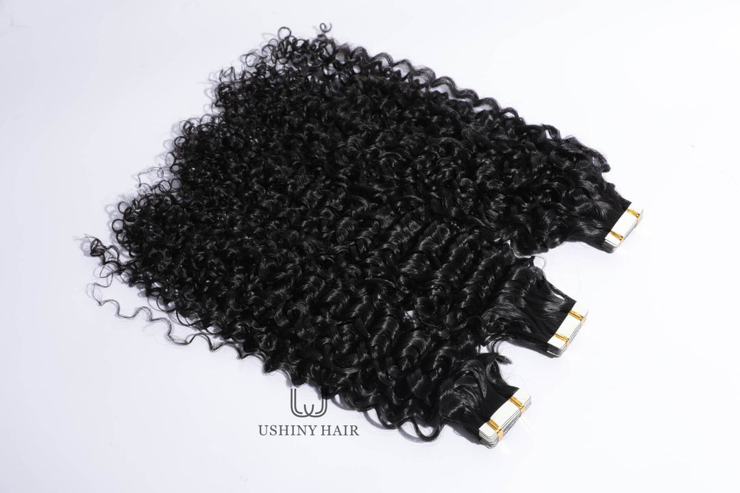 Cambodian Hair  Curly Wave Tape-In Extension