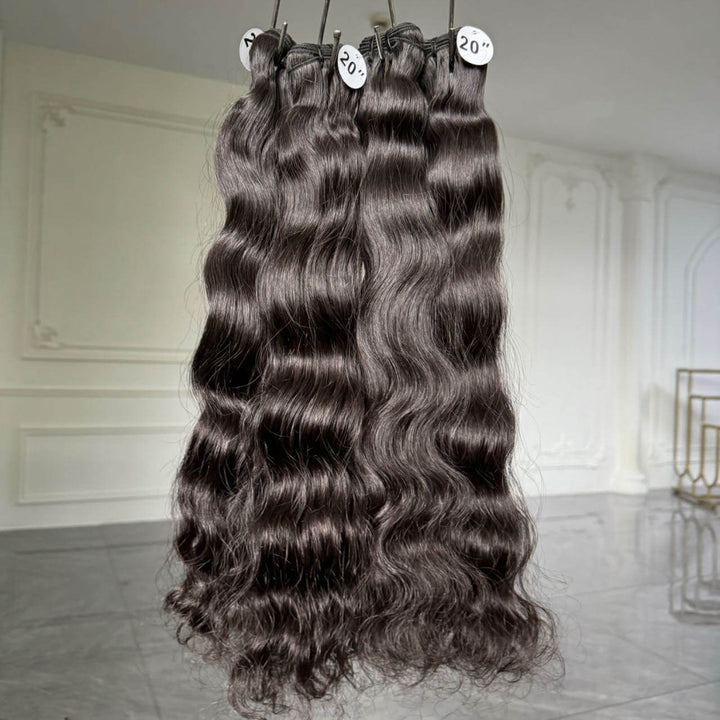 Vietnamese Raw Natural  Wave  Hair bundles 1pcs