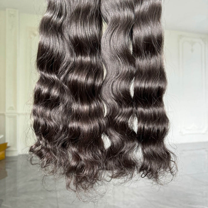 Vietnamese Raw Natural  Wave  Hair bundles 1pcs