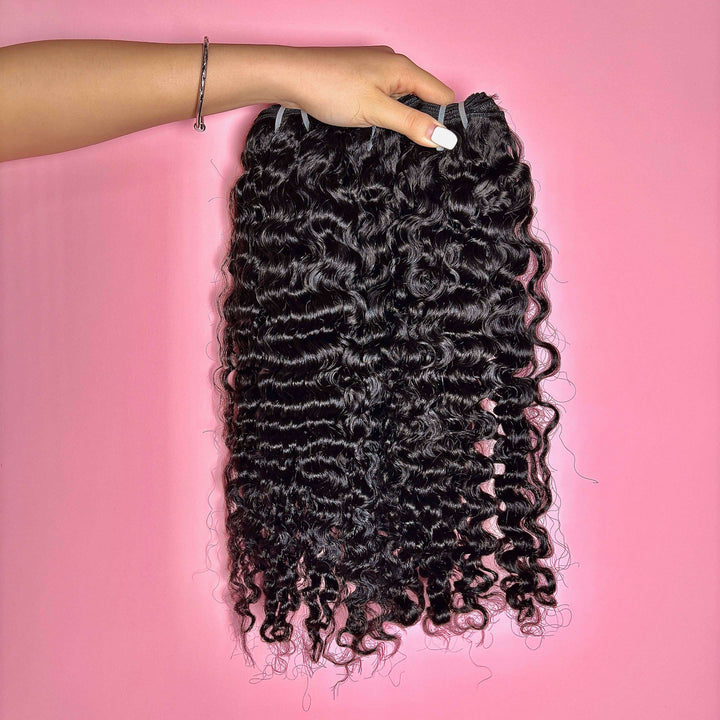 BURMESE CURLY  HAIR BUNDLES DEALS 3 BUNDLES