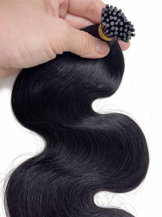 Cambodian Hair Body Wave I-tip hair  Extensions