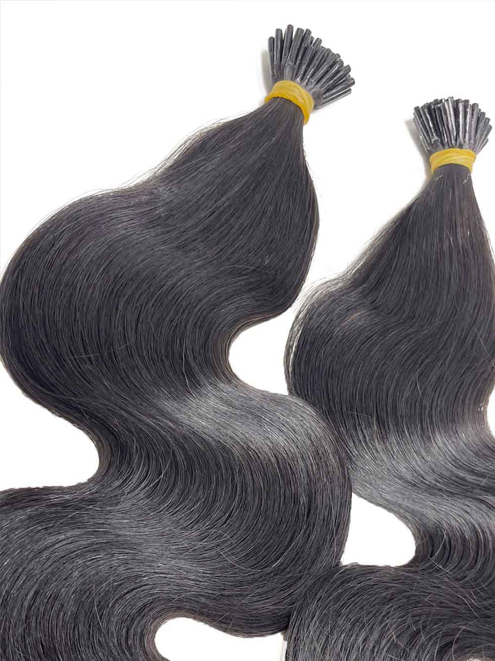Cambodian Hair Body Wave I-tip hair  Extensions
