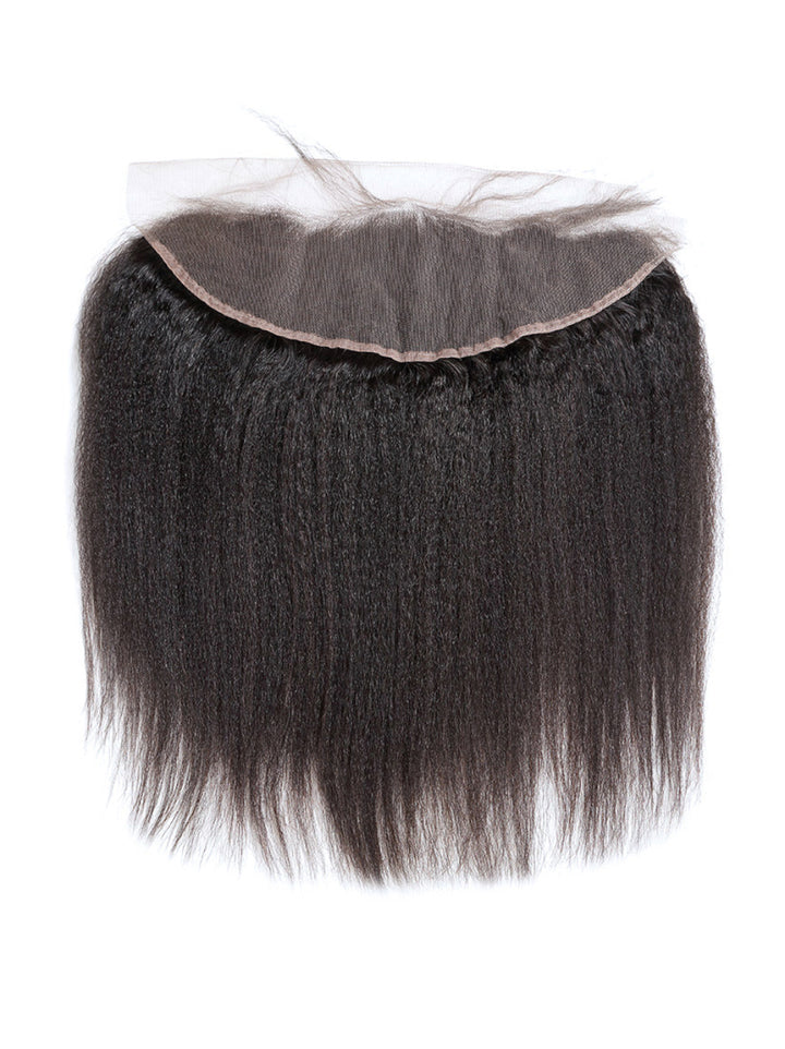 Cambodian Hair kinky Straight Lace Frontal