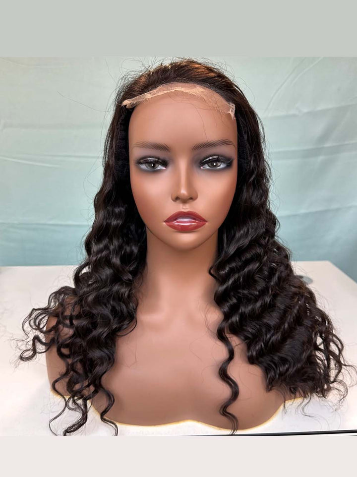 Cambodian Hair Loose Deep  Wave  HD 5x5 6x6 Closure Wig