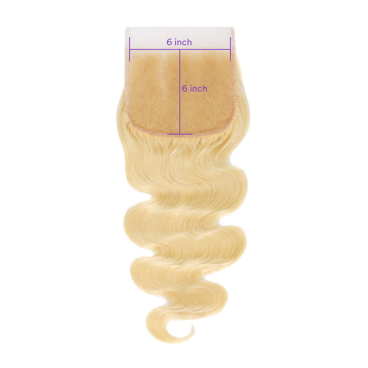 6X6" Lace Closure vietnamese 613 Hair