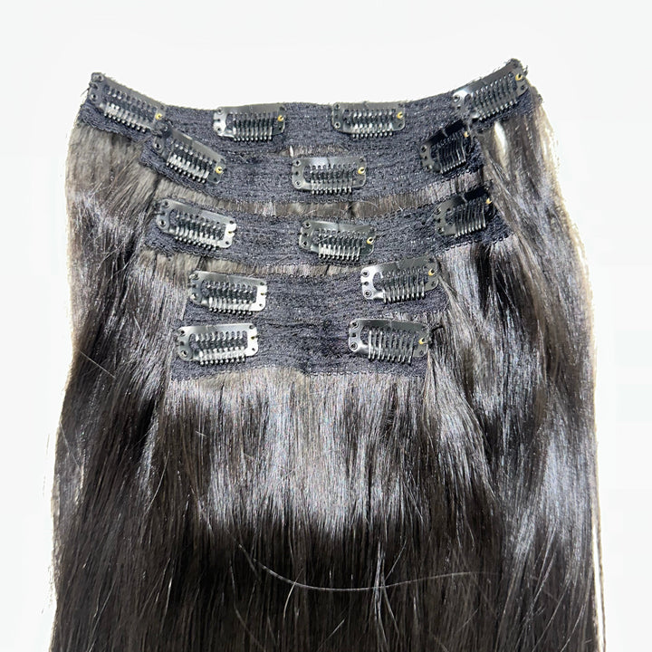 Cambodian Hair Classic Straight  Clip hair Extensions