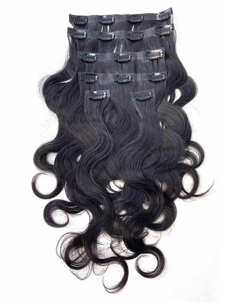 Cambodian Hair Seamless Body  Clip Ins